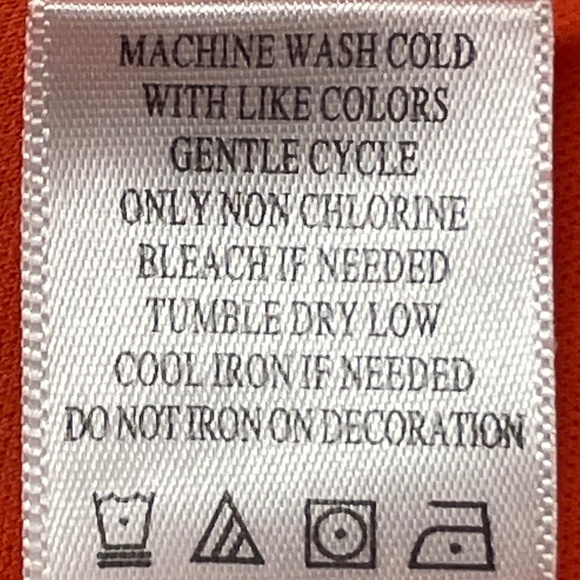 Women’s XL Almost Famous Orange Bell Sleeve Top - Picture 13 of 15